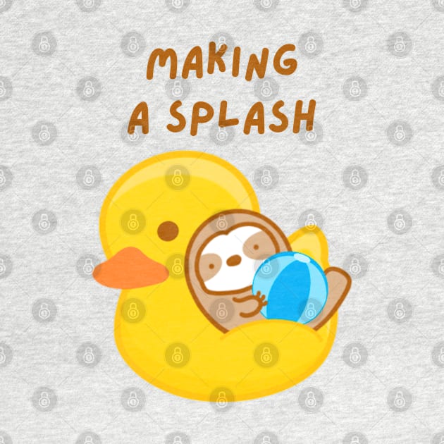 Making A Splash Pool Party Sloth by theslothinme